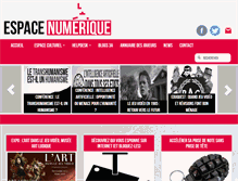 Tablet Screenshot of espace-numerique.fr